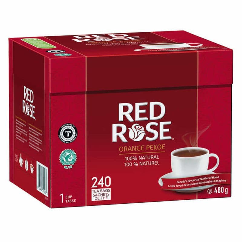 Red Rose Tea Bags Orange (104 g)
