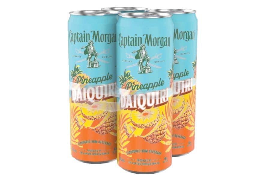 Captain Morgan Pineapple Daiquiri (4 x 355 ml)