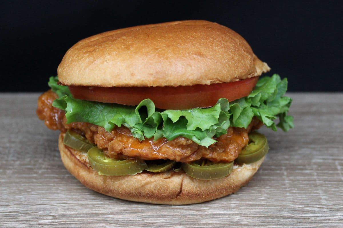 Buffalo Chicken Sandwich with Fries