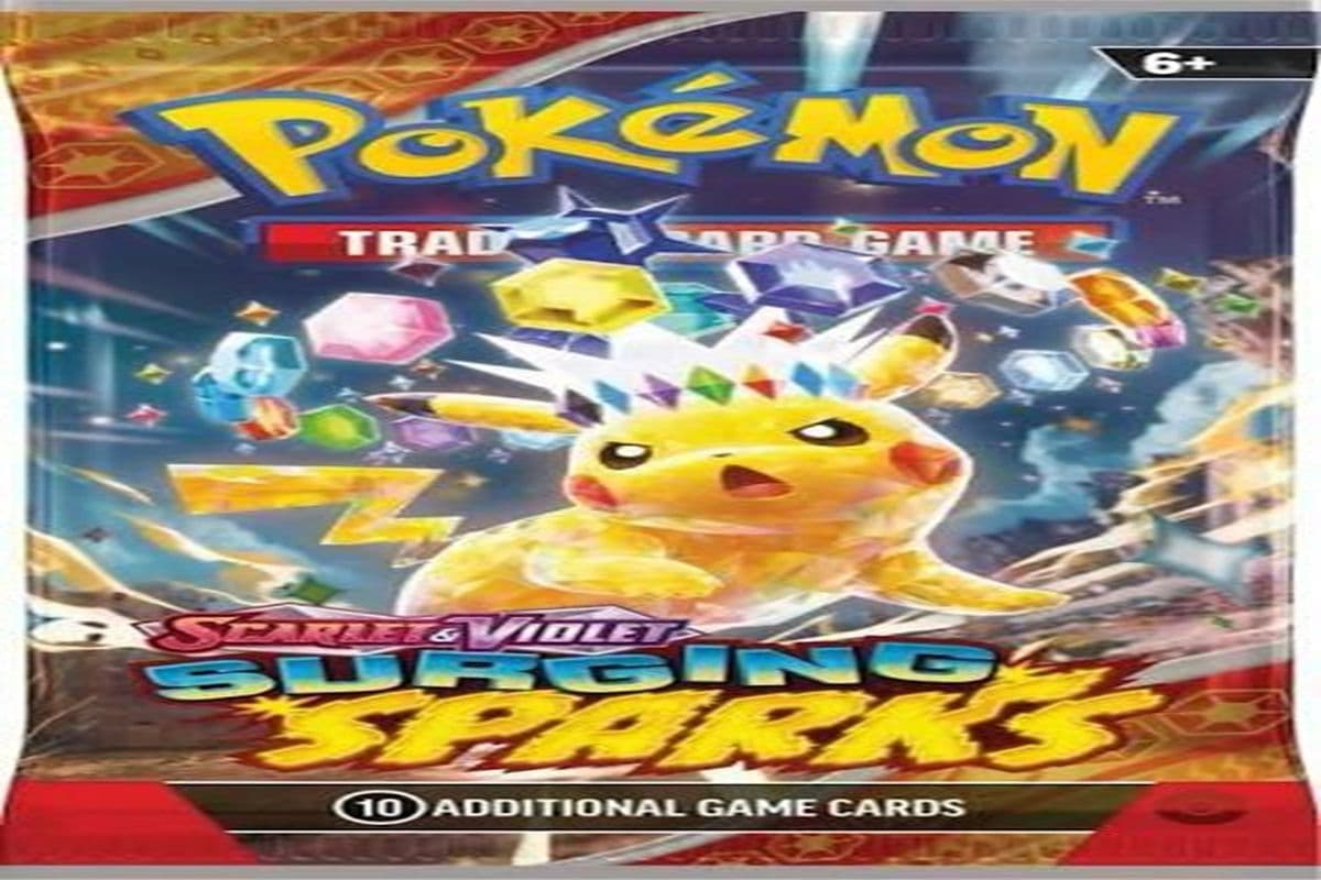 Pokemon Surging Sparks Booster Pack (10 Cards)