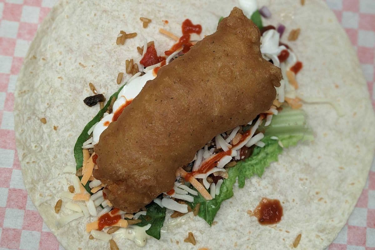 Canadian Cod Burrito