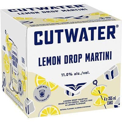 Cutwater Lemon Drop Martini 4 Pk