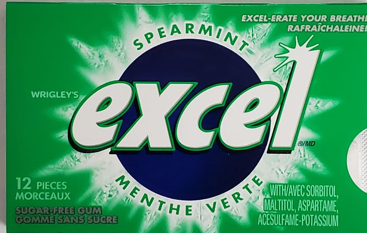 Excel Spearmint (12 pieces)