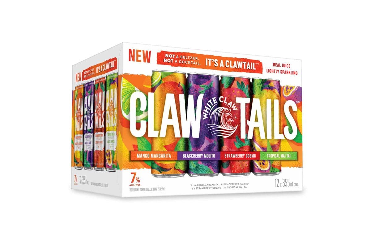 White Claw ClawTails Vareity Pack (12 Cans) (12 x 355ml)