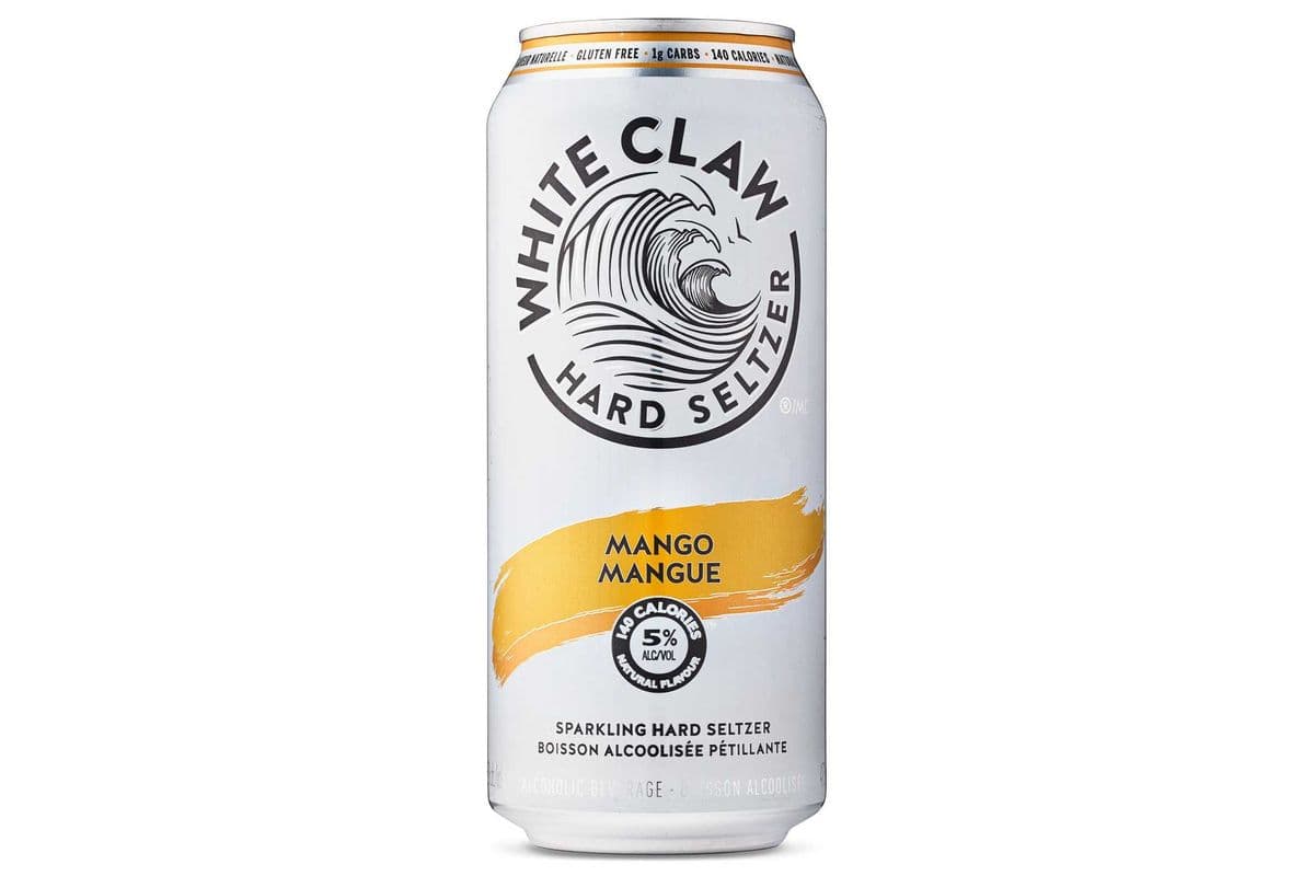 White Claw Hard Seltzer Mango (1 x 473mlk)