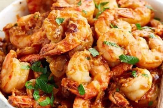 Crevettes au beurre