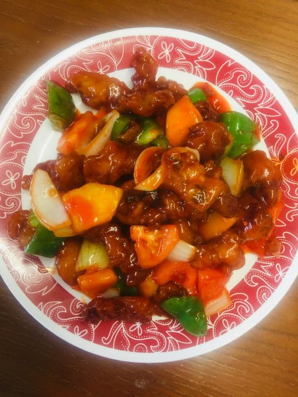 43. Sweet and Sour Pork with Pineapple