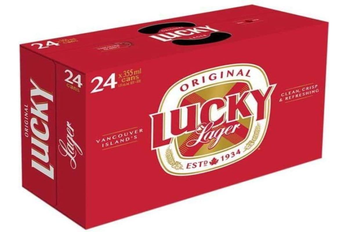 Lucky Lager (24 Cans) (1 x 355ML)