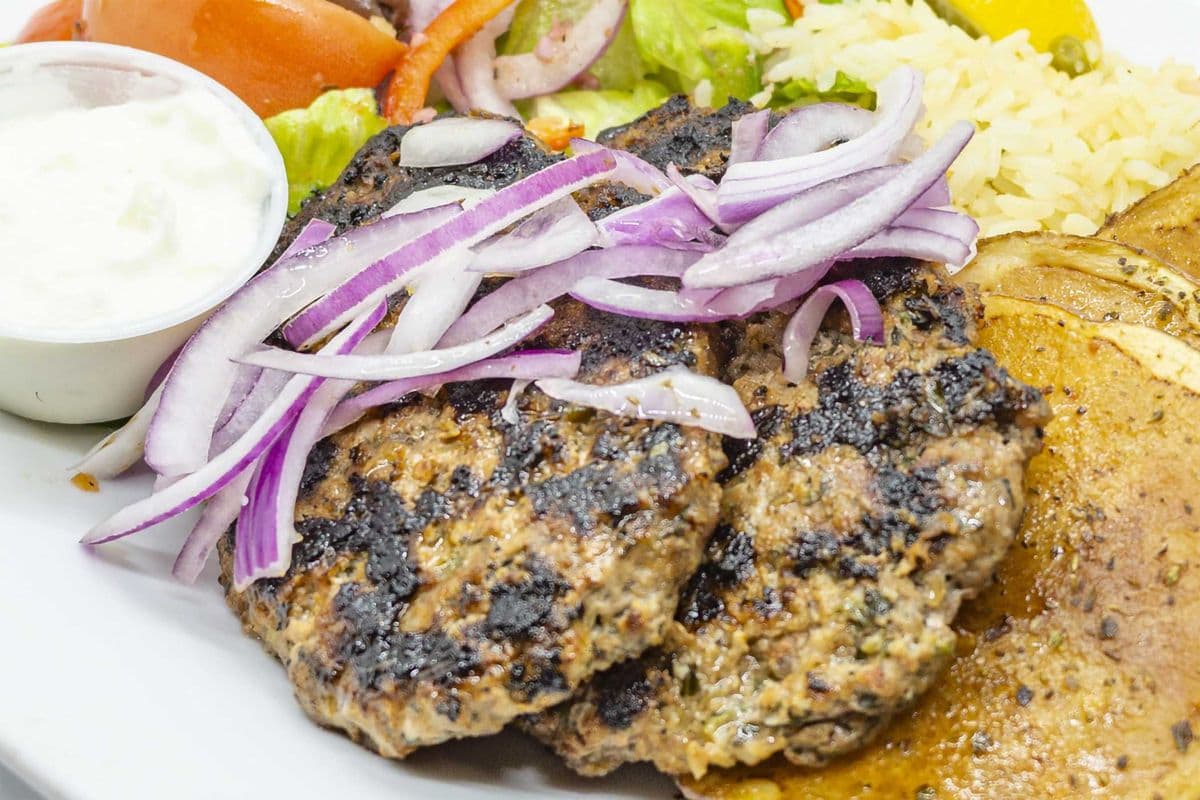 Greek Hamburger Steak (Bifteki)