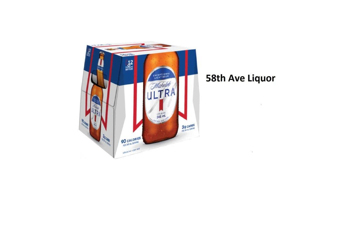 MICHELOB ULTRA 12 BOTTLES (1 x 12x341ML)
