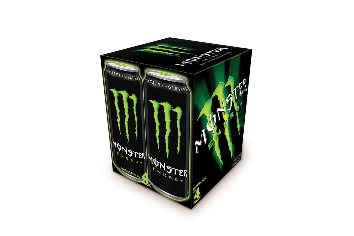 Monster Green Energy Drink (4 Pack)