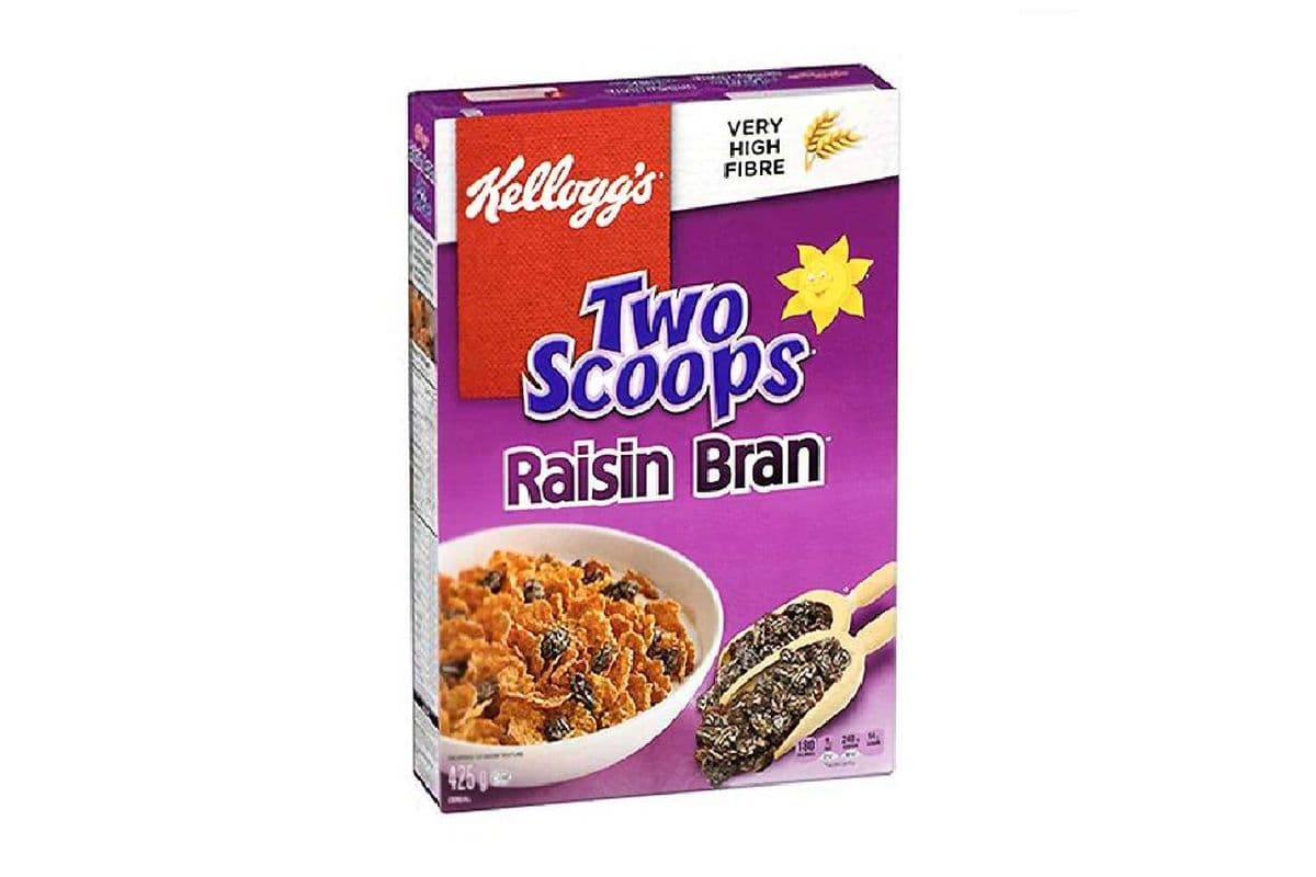 Kellogg's Two Scoops Raisin Bran 375 g