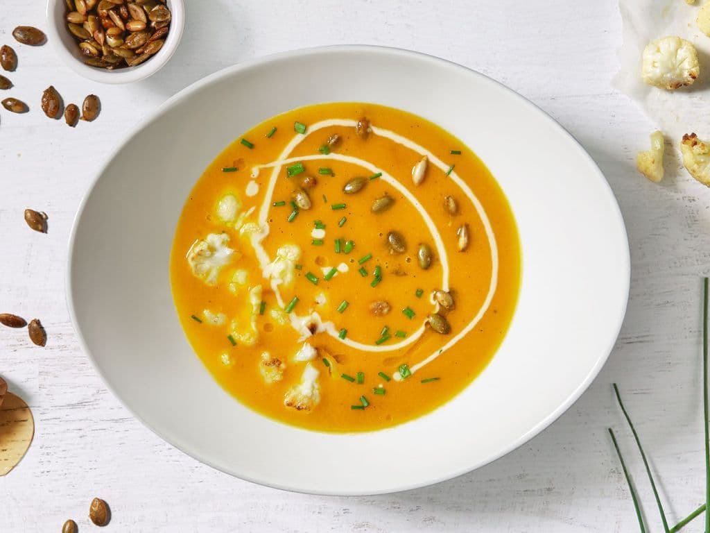 Pumpkin Cauliflower Soup
