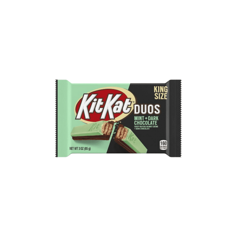 Duos Dark Chocolate Mint Kit Kat King Size - USA (3oz)