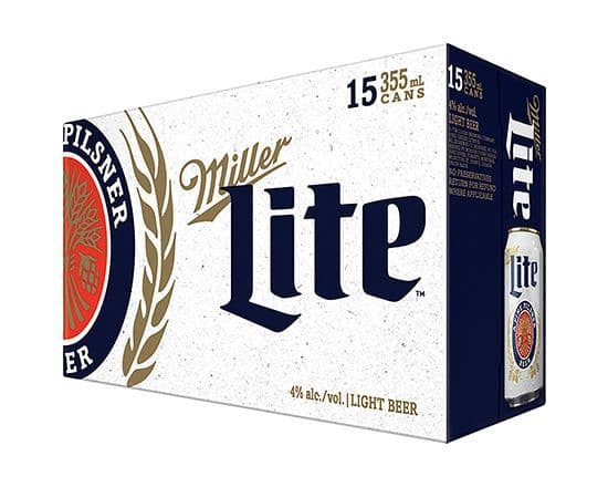 MILLER LITE (15x355ML)
