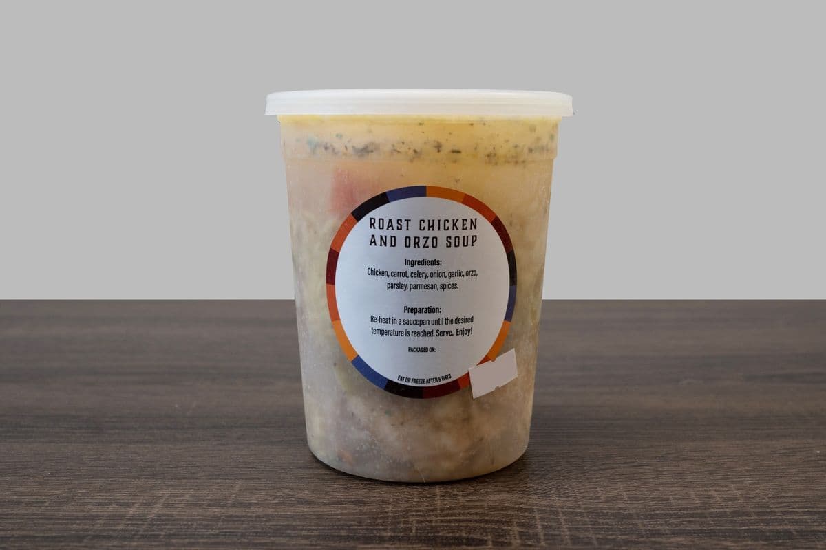 Chicken and Orzo Soup (Full Litre)