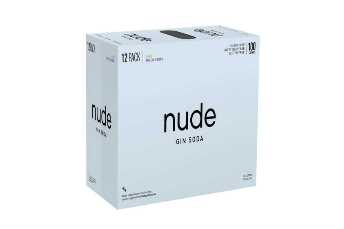 NUDE GIN SODA MIXER (12 x 355ML CANS) (12 x 12*355ML)