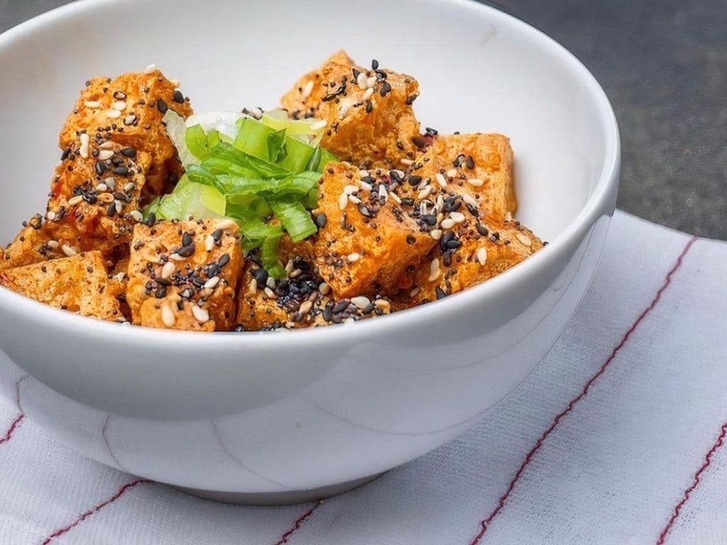 Maple Chili Tofu Bites