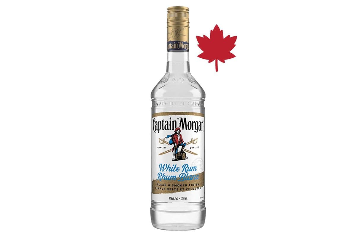 Captain Morgan White Rum (1 x 750 ml)