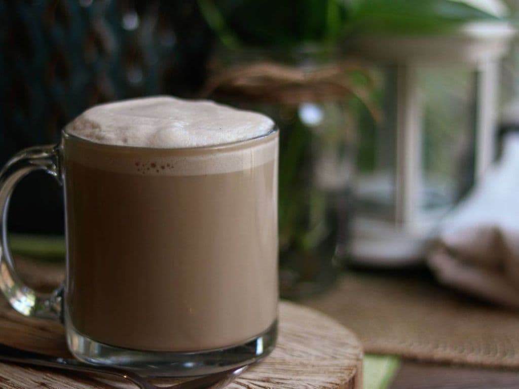 Yerba maté latté