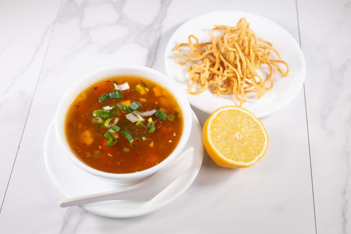Vegetable Manchurian Soup