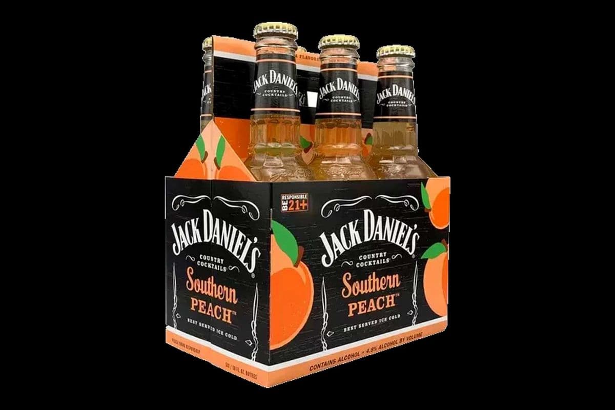 JD SOUTHERN PEACH (6 BTLS) (1 x 6*296 ML) (6 x 296ML)