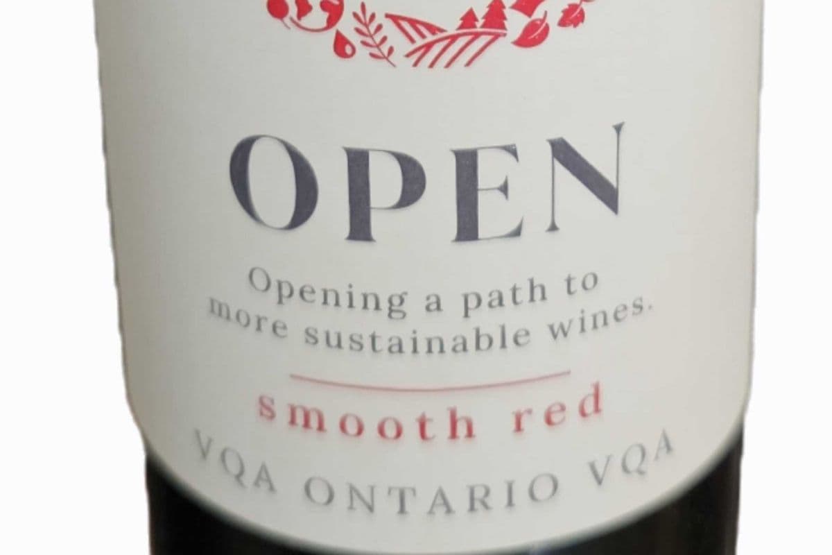 OPEN Smooth Select Red Blend VQA Ontario (750ml Bottle) (1 x 750ml Bottle)