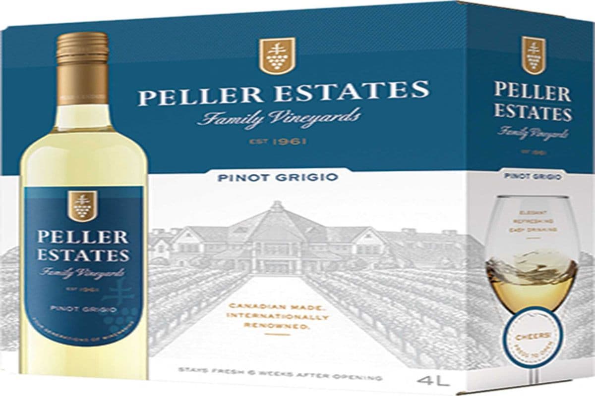 717968. PELLER FAMILY VINEYARDS PINOT GRIGIO (1 x 4L)