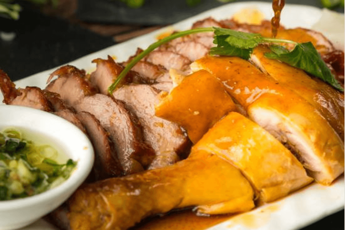 BBQ Pork and Soya Chicken