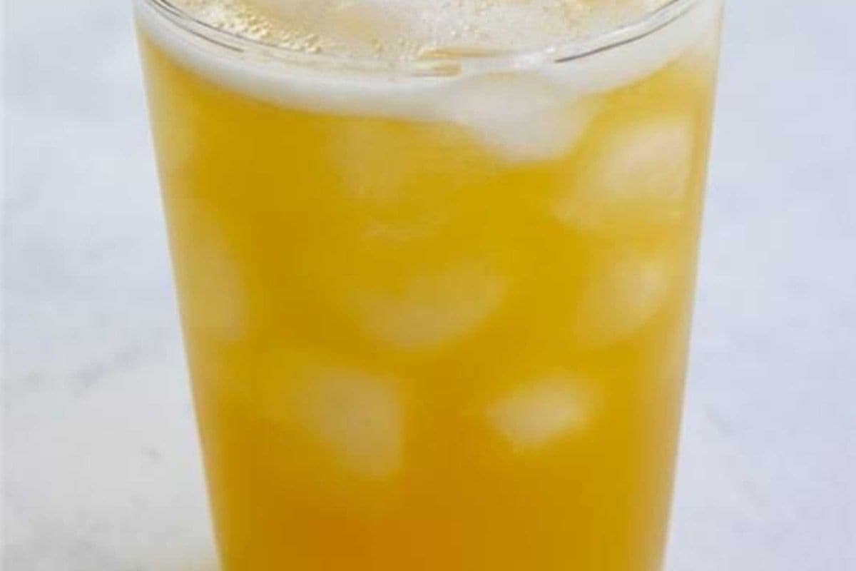 Iced Peach-Lemon Green Tea 冰水蜜桃柠檬绿茶 (20oz)