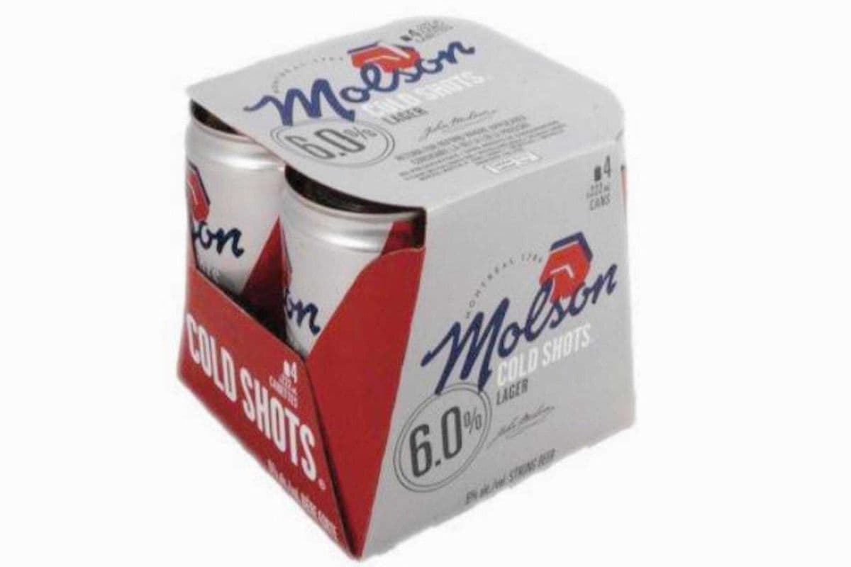 Molson Cold Shots (4 x 222 ml)