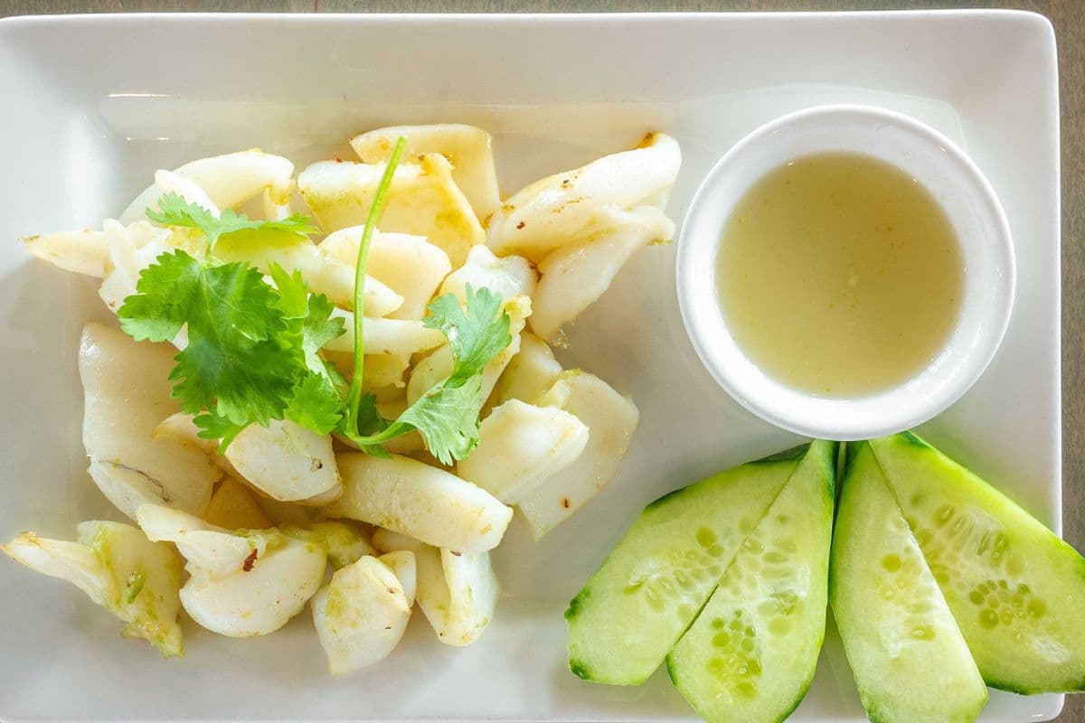 4. Grilled Squid with Green Chili