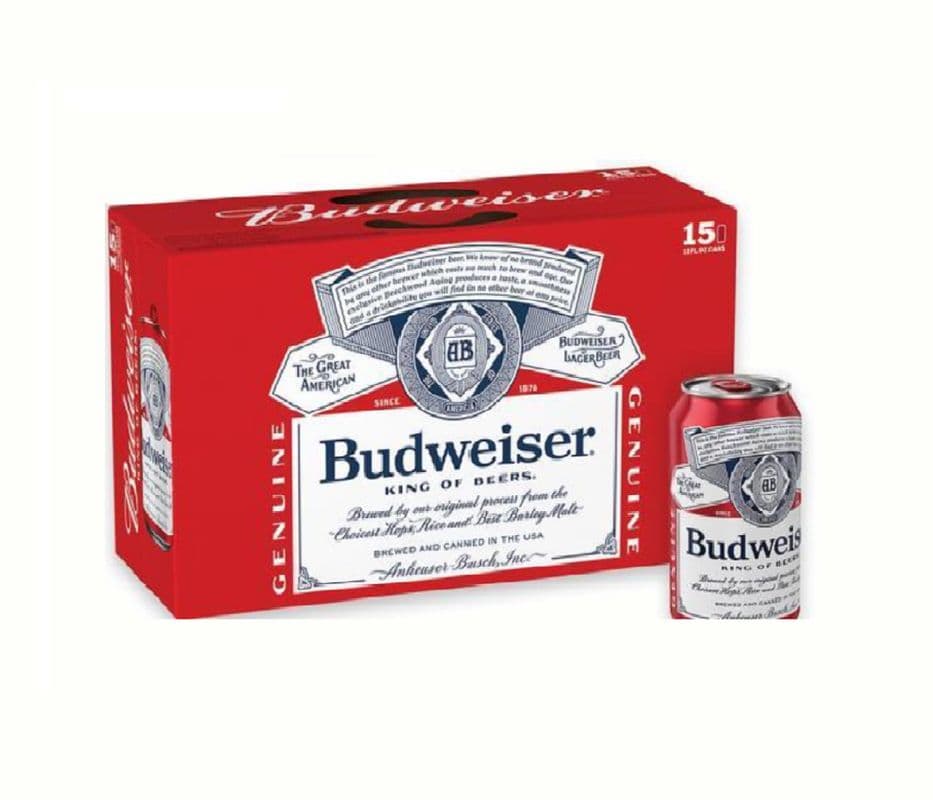 Budweiser (15 x 355 ml Cans)