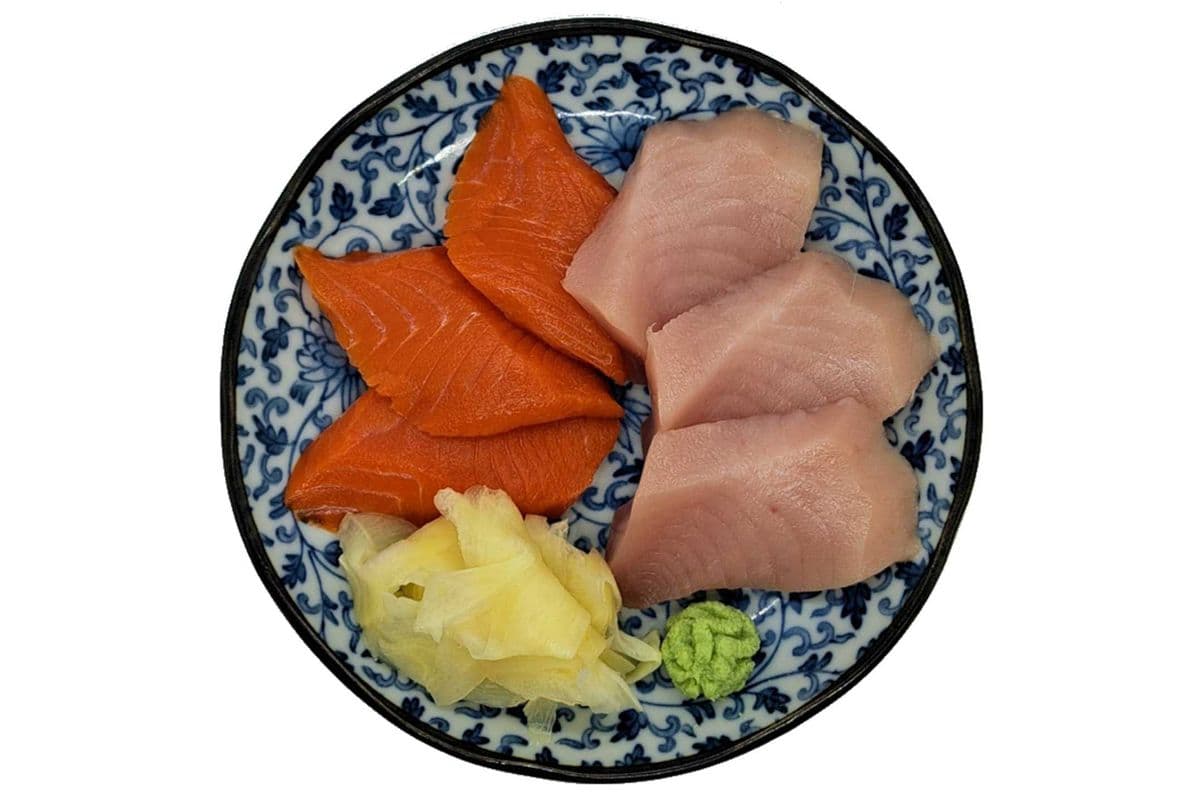 Sockeye and Tuna Sashimi (6 pcs)