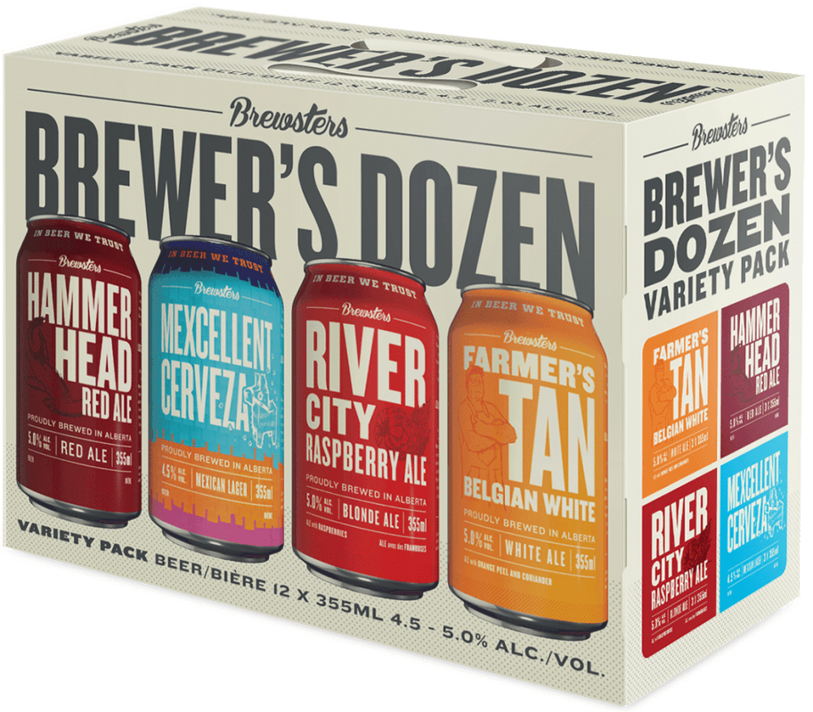 Brewsters Brewer's variety pack 12 can (12 x 355 ml Cans)