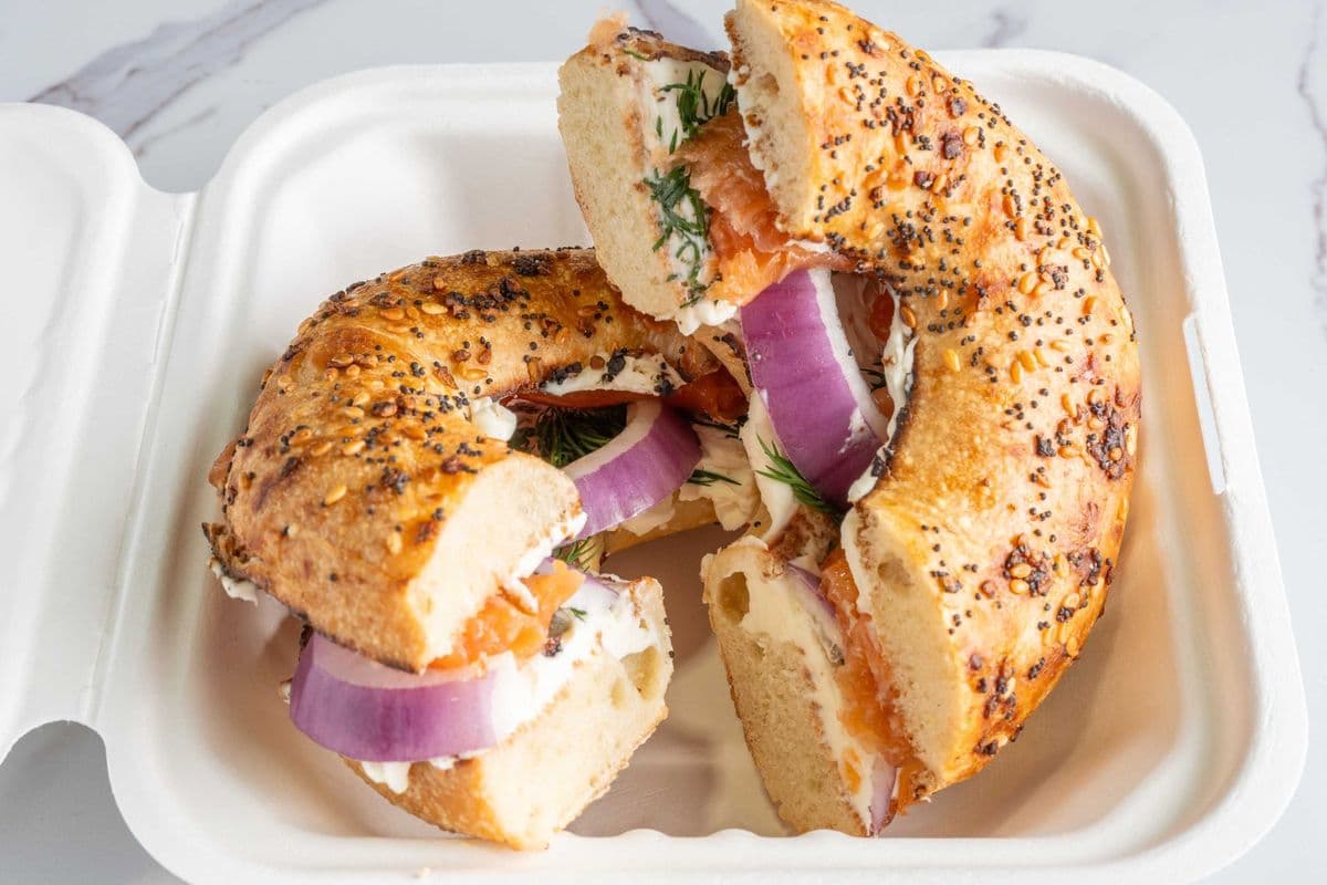 Smoked Salmon Bagel Combo