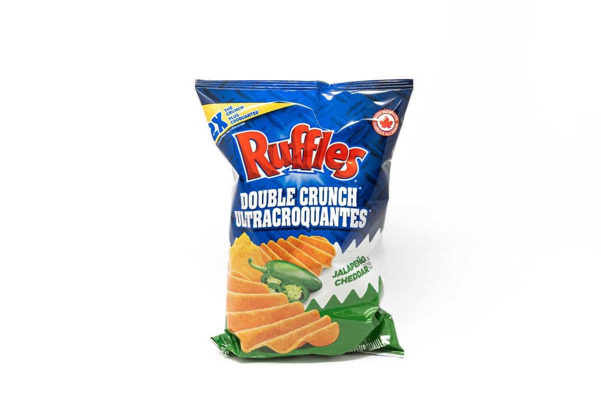 RUFFLES DC JAL CHED CHIPS 180G