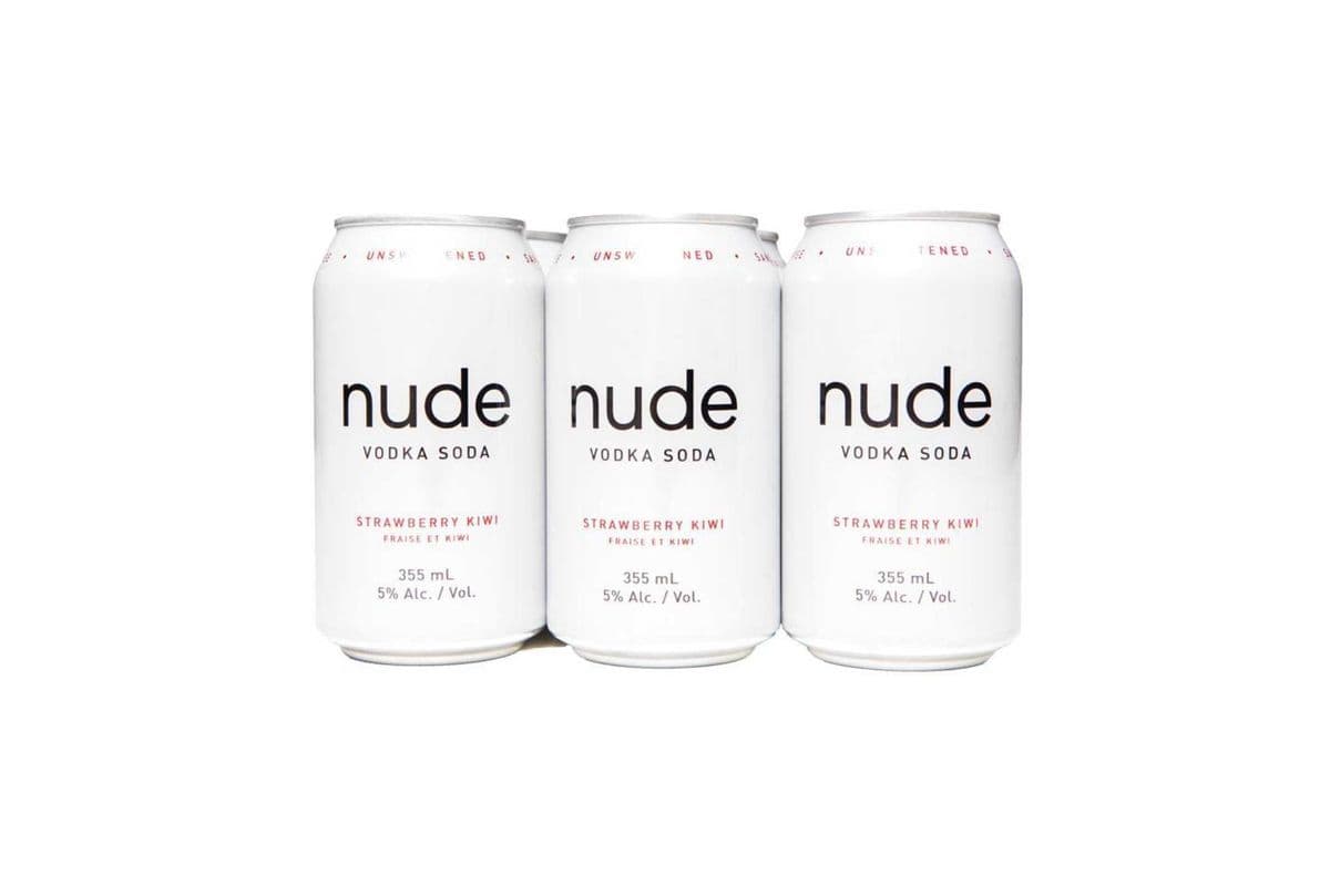 Nude Vodka Soda Strawberry Kiwi (6 Pack) (6 x 355 ml)