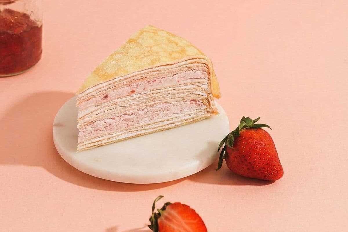 Strawberry Mille Cake