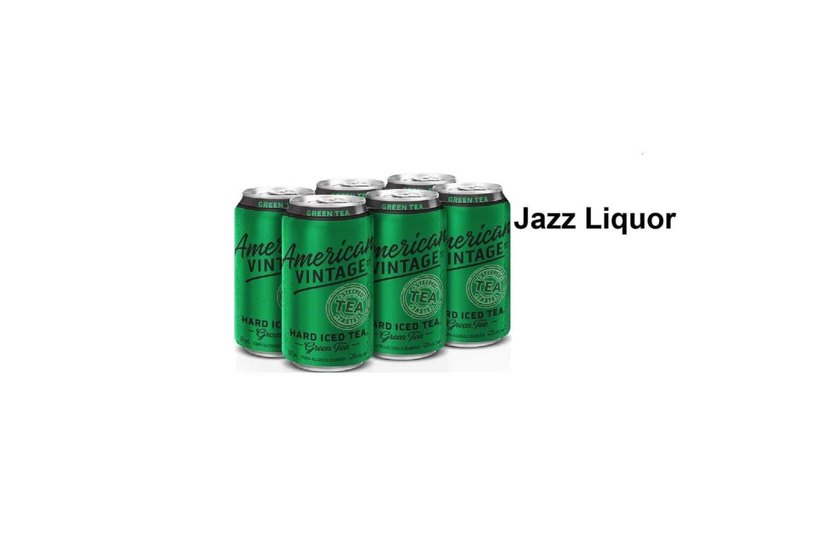 AMERICAN VINTAGE GREEN TEA 6 CANS (1 x 6x355 ML)