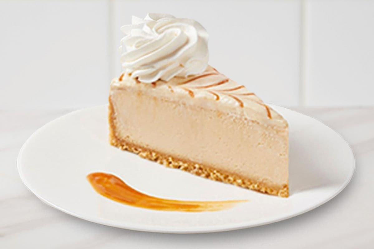 Dulce de Leche Cheesecake Slice