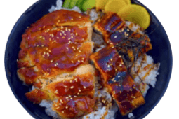 Chicken Teri and Unagi Don