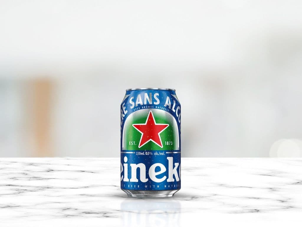 Heineken 0.0, 330mL (0.0% ABV)