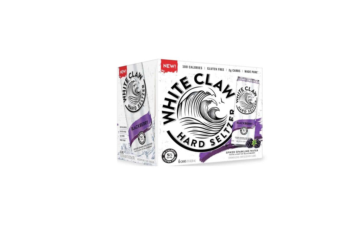 White Claw Blackberry (6Pk Cans) (1 x 6x355ml	)