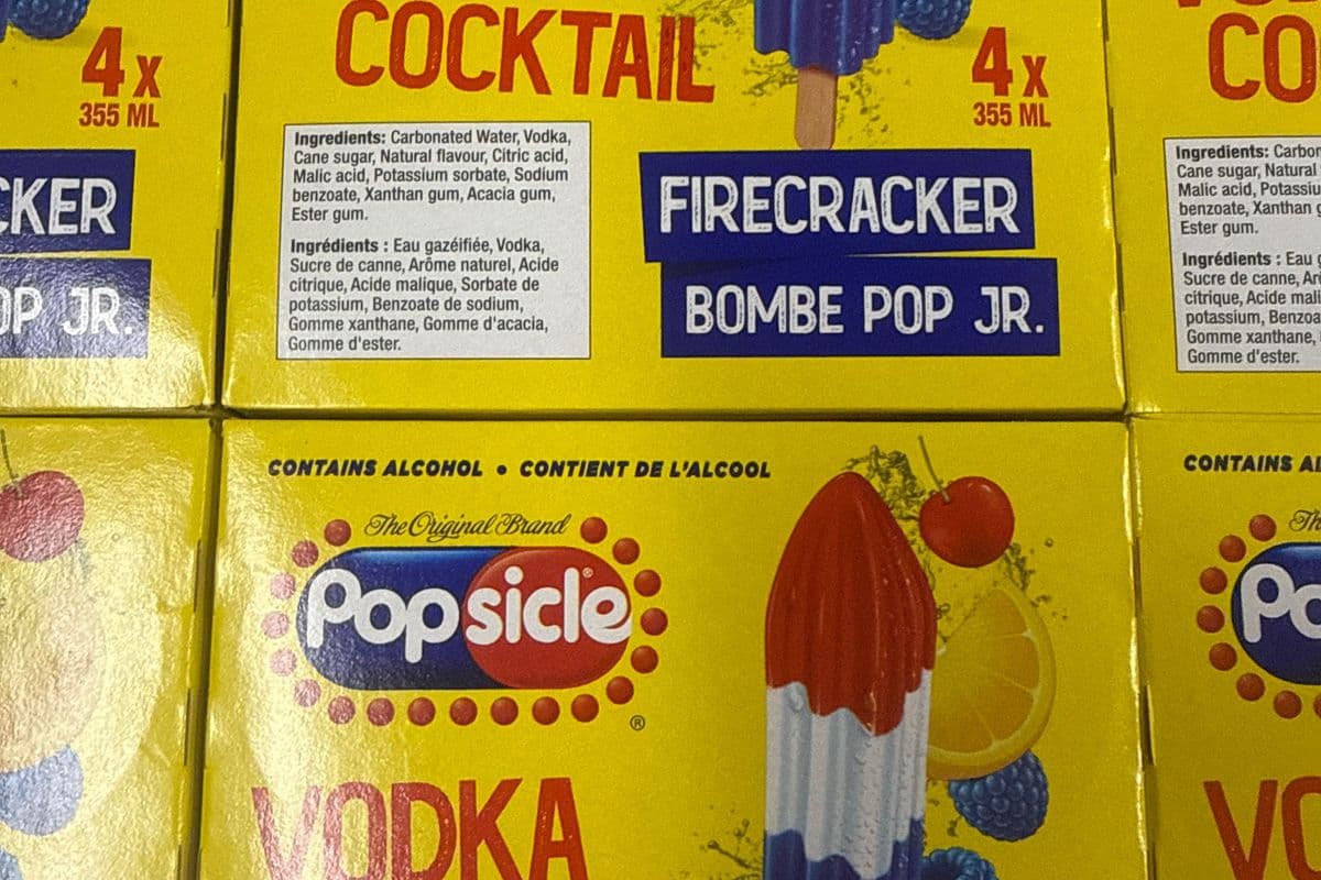 POPSICLE VODKA COCKTAIL 4 PACK (4 x 355ML CAN)