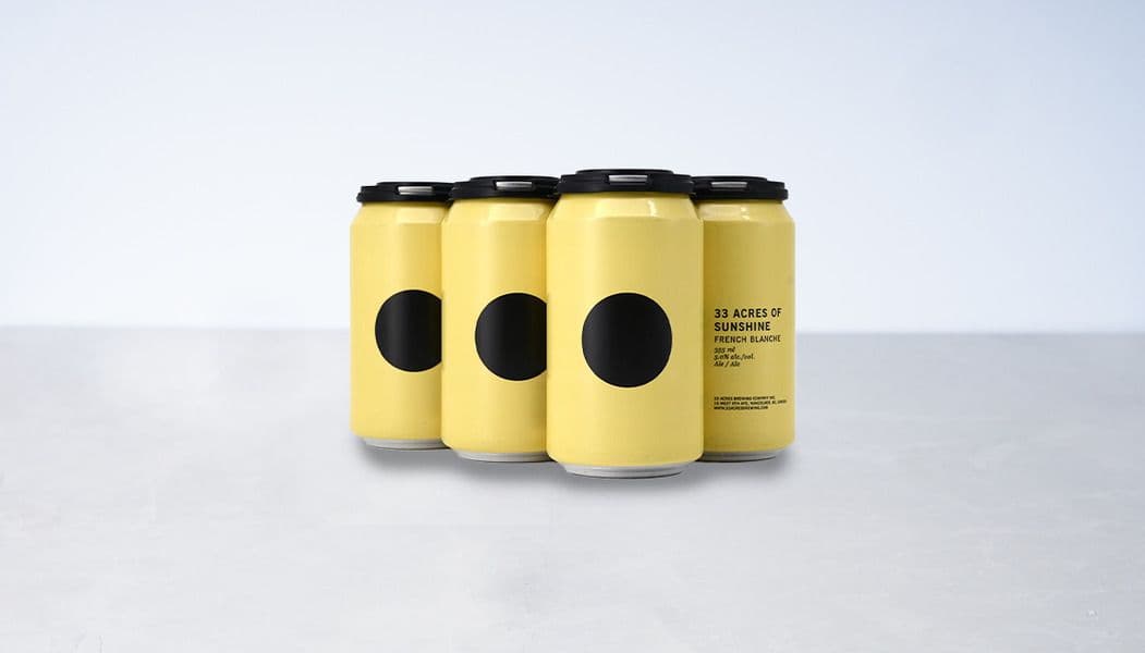 6X355ML 33 ACRES OF SUNSHINE BELGIAN WHEAT