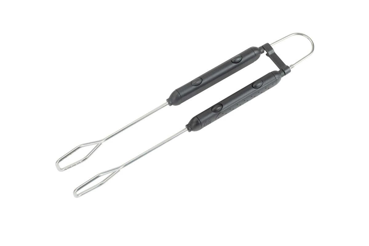 Food Tongs with Black Detachable Handle