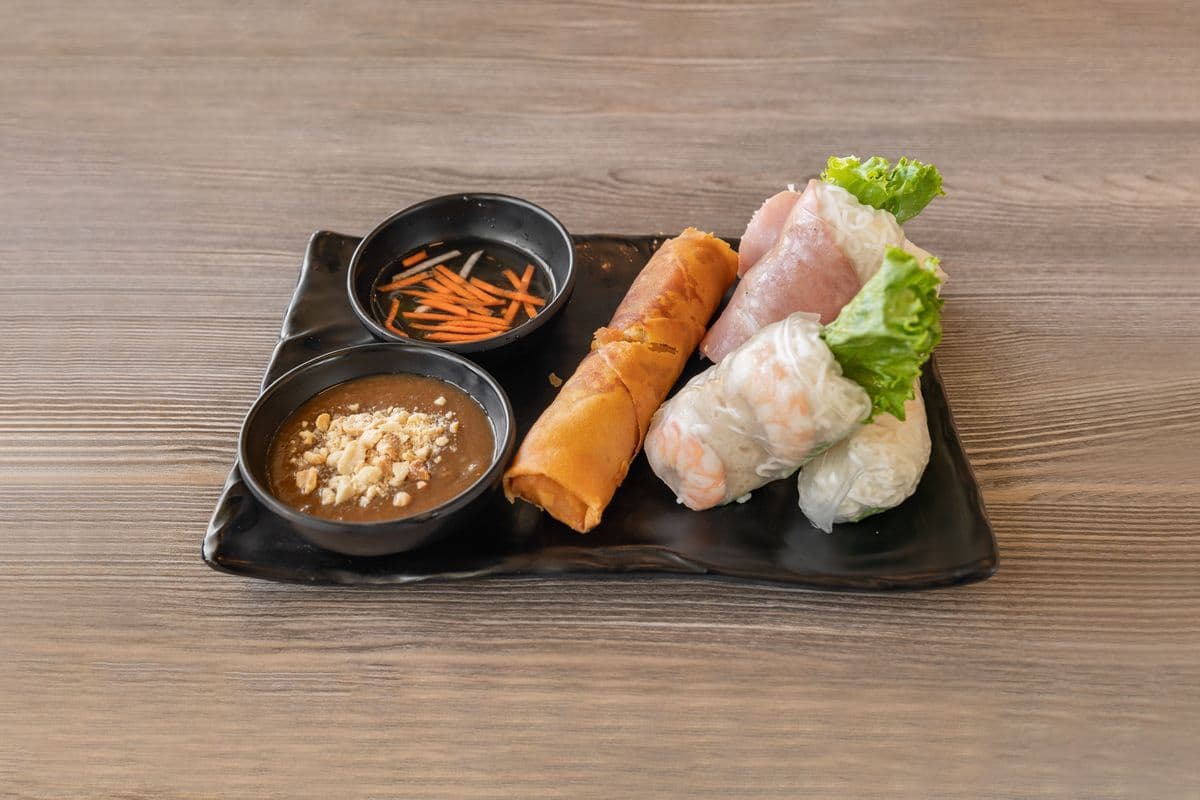 60. Roll Combo (Spring Roll, Salad Roll and Pork Roll)