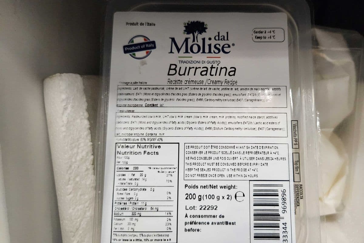Italian Burrata Cheese (200 gm)