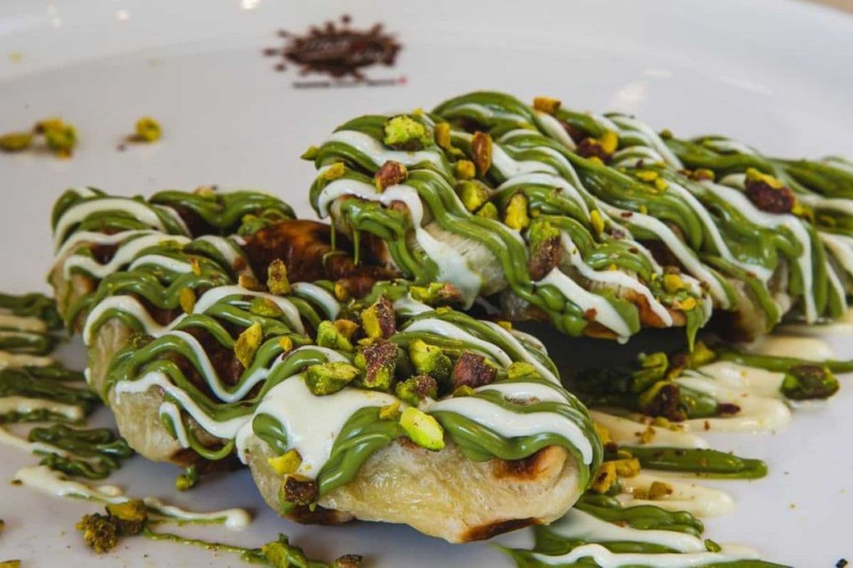 Pistachio Croffle